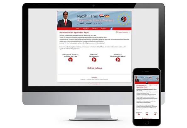 Webpräsenz Nazih Fares