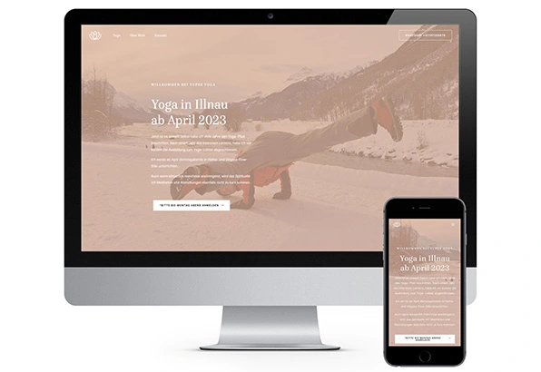 Webpräsenz Yupee Yoga